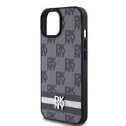 Husa premium pentru  iPhone 15 DKNY Pattern Energy - Negru gri
