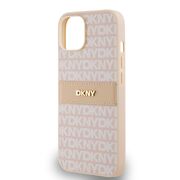 Husa premium pentru  iPhone 15 DKNY Pattern Energy - Roz