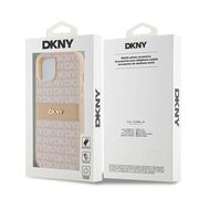 Husa premium pentru  iPhone 15 DKNY Pattern Energy - Roz