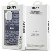 Husa premium pentru  iPhone 15 DKNY Urban compatibila MagSafe - Albastru inchis