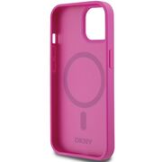 Husa premium pentru  iPhone 15 DKNY Urban compatibila MagSafe - Fucsia