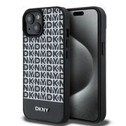 Husa premium pentru  iPhone 15 DKNY Urban compatibila MagSafe - Gri carbon