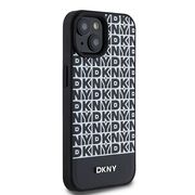 Husa premium pentru  iPhone 15 DKNY Urban compatibila MagSafe - Gri carbon