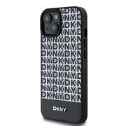 Husa premium pentru  iPhone 15 DKNY Urban compatibila MagSafe - Gri carbon