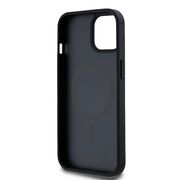 Husa premium pentru  iPhone 15 DKNY Urban compatibila MagSafe - Gri carbon