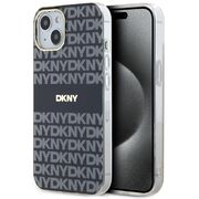 Husa premium pentru  iPhone 15 DKNY Urban compatibila MagSafe - Gri inchis mat