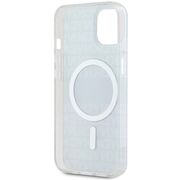 Husa premium pentru  iPhone 15 DKNY Urban compatibila MagSafe - Gri inchis mat
