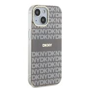 Husa premium pentru  iPhone 15 DKNY Urban compatibila MagSafe - Gri maur