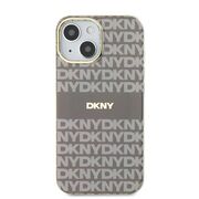 Husa premium pentru  iPhone 15 DKNY Urban compatibila MagSafe - Gri maur