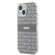 Husa premium pentru  iPhone 15 DKNY Urban compatibila MagSafe - Gri maur