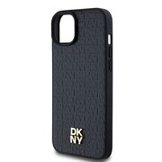 Husa premium pentru  iPhone 15 DKNY Urban compatibila MagSafe - Negru