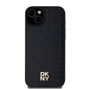 Husa premium pentru  iPhone 15 DKNY Urban compatibila MagSafe - Negru