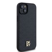 Husa premium pentru  iPhone 15 DKNY Urban compatibila MagSafe - Negru