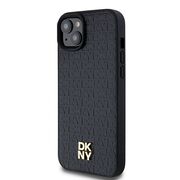 Husa premium pentru  iPhone 15 DKNY Urban compatibila MagSafe - Negru