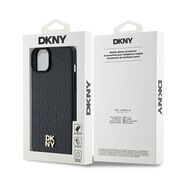 Husa premium pentru  iPhone 15 DKNY Urban compatibila MagSafe - Negru