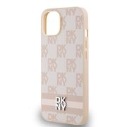 Husa premium pentru  iPhone 15 DKNY Urban compatibila MagSafe - Roz