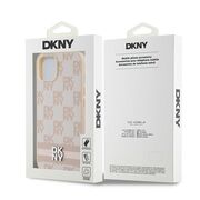 Husa premium pentru  iPhone 15 DKNY Urban compatibila MagSafe - Roz