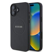 Husa premium pentru  iPhone 16 Plus compatibila MagSafe Guess Luxury Series - Negru denim