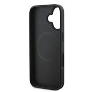 Husa premium pentru  iPhone 16 Plus compatibila MagSafe Guess Luxury Series - Negru