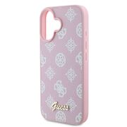 Husa premium pentru  iPhone 16 Plus compatibila MagSafe Guess Luxury Series - Roz