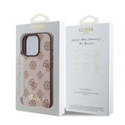 Husa premium pentru  iPhone 16 Pro Max compatibila MagSafe Guess Luxury Series - Maro deschis