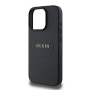 Husa premium pentru  iPhone 16 Pro Max compatibila MagSafe Guess Luxury Series - Negru royal