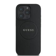 Husa premium pentru  iPhone 16 Pro Max compatibila MagSafe Guess Luxury Series - Negru royal