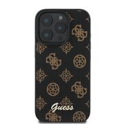 Husa premium pentru  iPhone 16 Pro Max compatibila MagSafe Guess Luxury Series - Negru