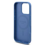 Husa premium pentru  iPhone 16 Pro compatibila MagSafe Guess Luxury Series - Albastru