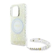 Husa premium pentru  iPhone 16 Pro compatibila MagSafe Guess Luxury Series - Ice