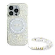 Husa premium pentru  iPhone 16 Pro compatibila MagSafe Guess Luxury Series - Ice