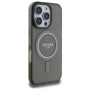 Husa premium pentru  iPhone 16 Pro compatibila MagSafe Guess Luxury Series - Negru darth vader