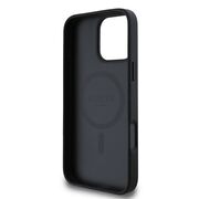 Husa premium pentru  iPhone 16 Pro compatibila MagSafe Guess Luxury Series - Negru denim