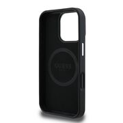 Husa premium pentru  iPhone 16 Pro compatibila MagSafe Guess Luxury Series - Negru denim