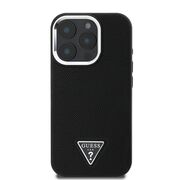 Husa premium pentru  iPhone 16 Pro compatibila MagSafe Guess Luxury Series - Negru denim