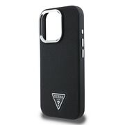 Husa premium pentru  iPhone 16 Pro compatibila MagSafe Guess Luxury Series - Negru denim