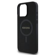 Husa premium pentru  iPhone 16 Pro compatibila MagSafe Guess Luxury Series - Negru denim
