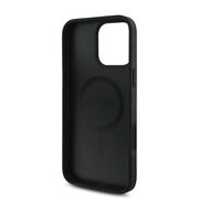 Husa premium pentru  iPhone 16 Pro compatibila MagSafe Guess Luxury Series - Negru royal