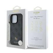 Husa premium pentru  iPhone 16 Pro compatibila MagSafe Guess Luxury Series - Negru royal