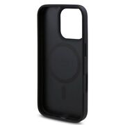 Husa premium pentru  iPhone 16 Pro compatibila MagSafe Guess Luxury Series - Negru