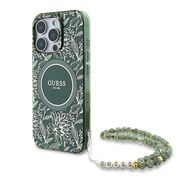 Husa premium pentru  iPhone 16 Pro compatibila MagSafe Guess Luxury Series - Verde