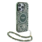 Husa premium pentru  iPhone 16 Pro compatibila MagSafe Guess Luxury Series - Verde