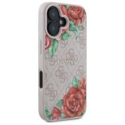 Husa premium pentru  iPhone 16 compatibila MagSafe Guess Luxury Series - Multicoloro