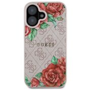 Husa premium pentru  iPhone 16 compatibila MagSafe Guess Luxury Series - Multicoloro