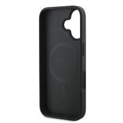 Husa premium pentru  iPhone 16 compatibila MagSafe Guess Luxury Series - Negru royal
