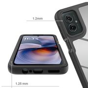 Pachet 360: Husa cu folie integrata pentru Motorola Moto G55 Defense360 (fata spate) - negru