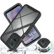 Pachet 360: Husa cu folie integrata pentru Motorola Moto G55 Defense360 (fata spate) - negru
