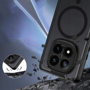 Husa pentru Xiaomi Redmi Note 14 Pro Plus 5G cu MagSafe, Ghost series - negru mat