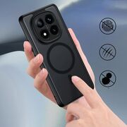 Husa pentru Xiaomi Redmi Note 14 Pro Plus 5G cu MagSafe, Ghost series - negru mat