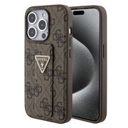 Husa premium  iPhone 15 Pro Max pentru Guess Elegance Series - Maro inchis